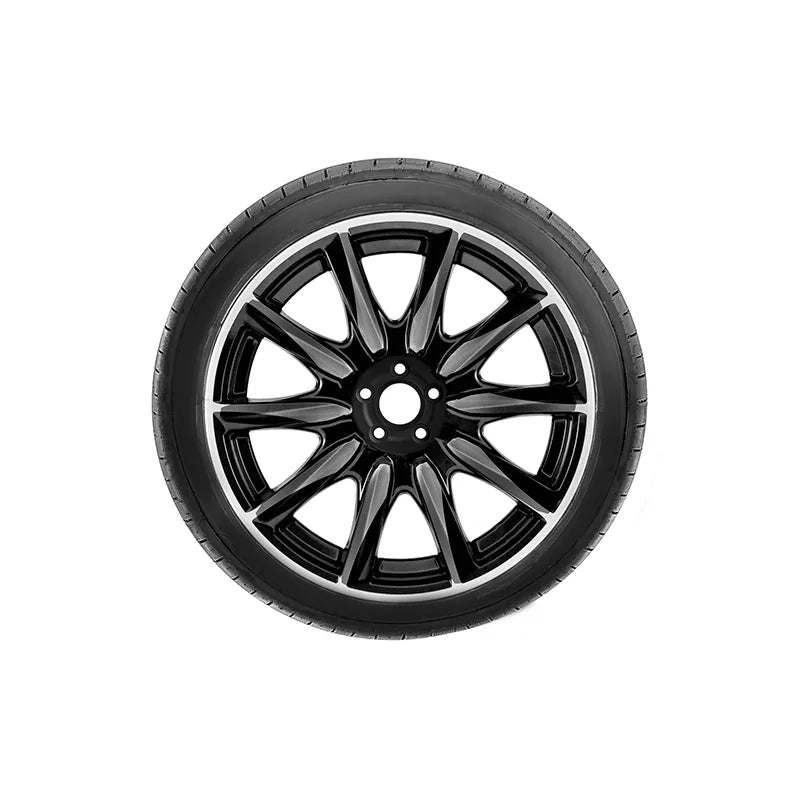 Multi-Spoke Wheel With Tire
