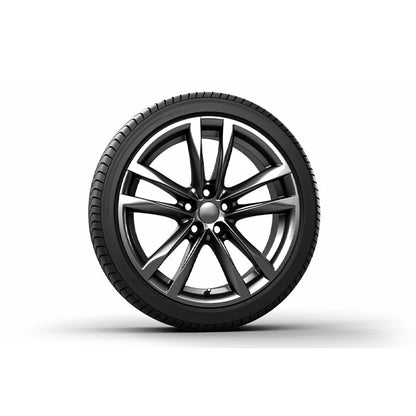 Multi-Spoke Wheel With Tire