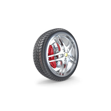 Automobile Tire With Caliper